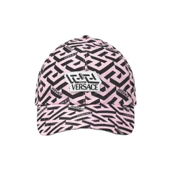 VERSACE La Greca Baseball Caps Unisex Pink