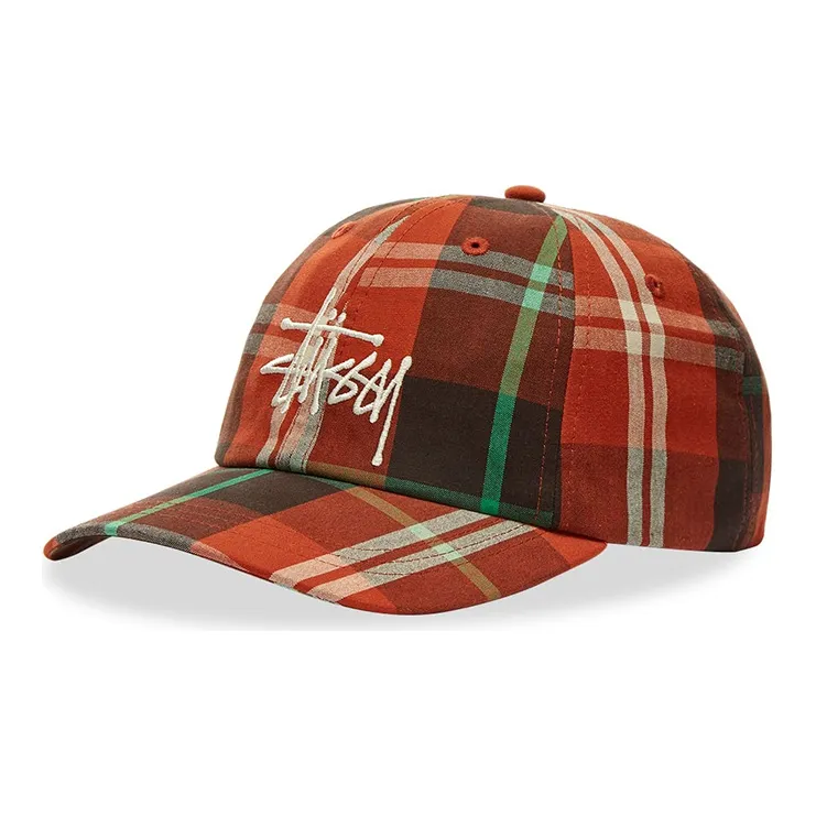 Stussy Baseball Caps Unisex Orange/Blue-0