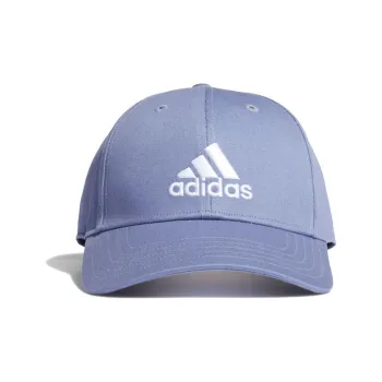 adidas Embroidered Cotton Sports Baseball Cap Purple