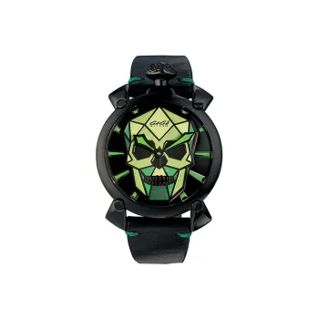 GAGA Pvd Collection Wrist Watch Manual Mechanical Movement Leather Watch Bands 48mm Multicolor Watch Dial Men's Watches