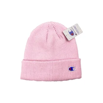 Champion Cotton Beanies Unisex Pink