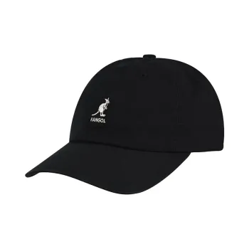KANGOL Cotton Baseball Caps Unisex Black