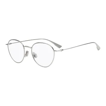 DIOR Eyeglass Frames Unisex Silver