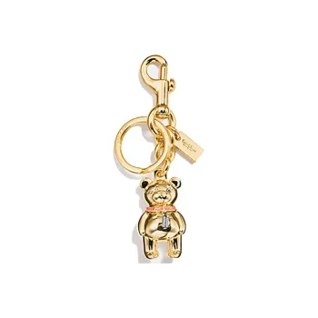 COACH Keychains Unisex Gold