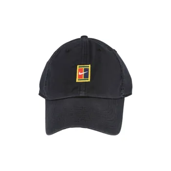 Nike Cotton Baseball Caps Unisex Black