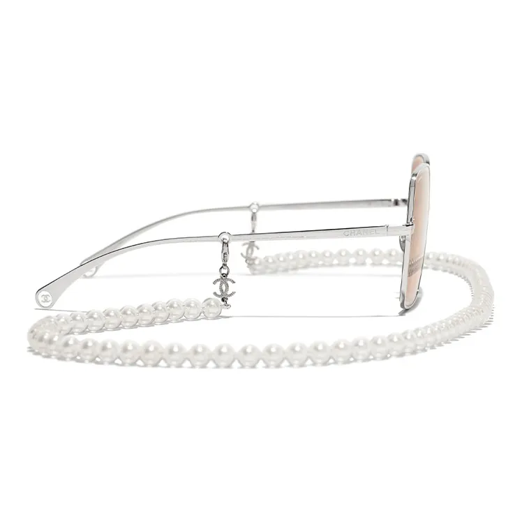CHANEL Sunglasses Women's Pink Gold-2