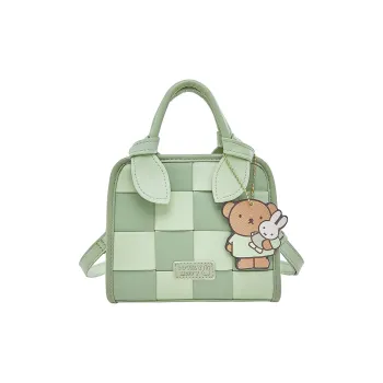 Miffy PU One Shoulder Handbag Crossbody Bag Regular Women's Green/Blue