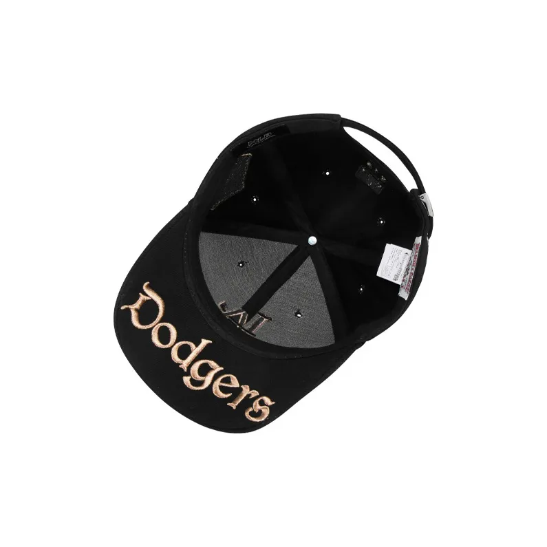 MLB Wool Blend Baseball Caps Unisex Black/Rose Gold-5