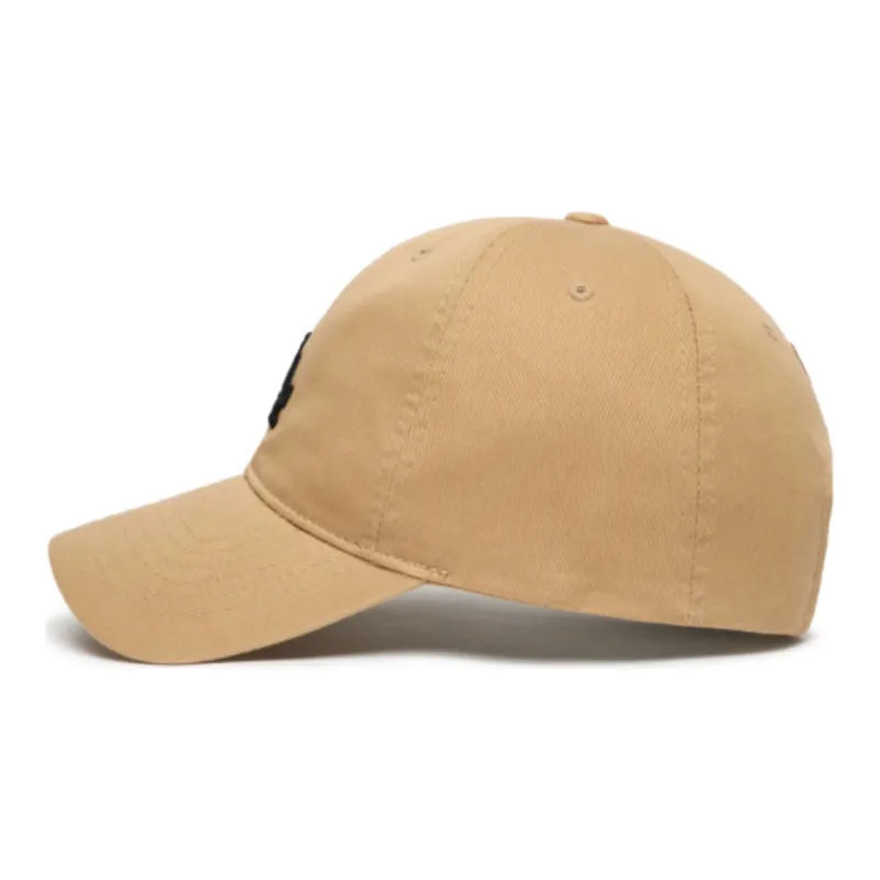 MLB Cotton Baseball Caps Men's Khaki-4