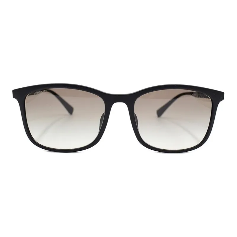 PRADA Rectangular Sunglasses Men's Black/Gray Gradient-0