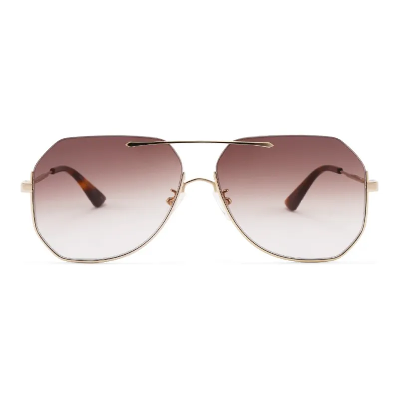 McQ Alexander McQueen Sunglasses Unisex Gradient Brown-1