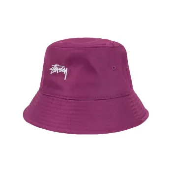 Stussy Bucket Hats Unisex Purple