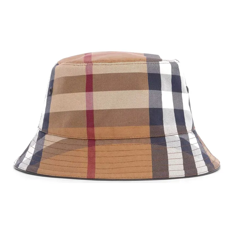Burberry Check Cotton Canvas Bucket Hat-1