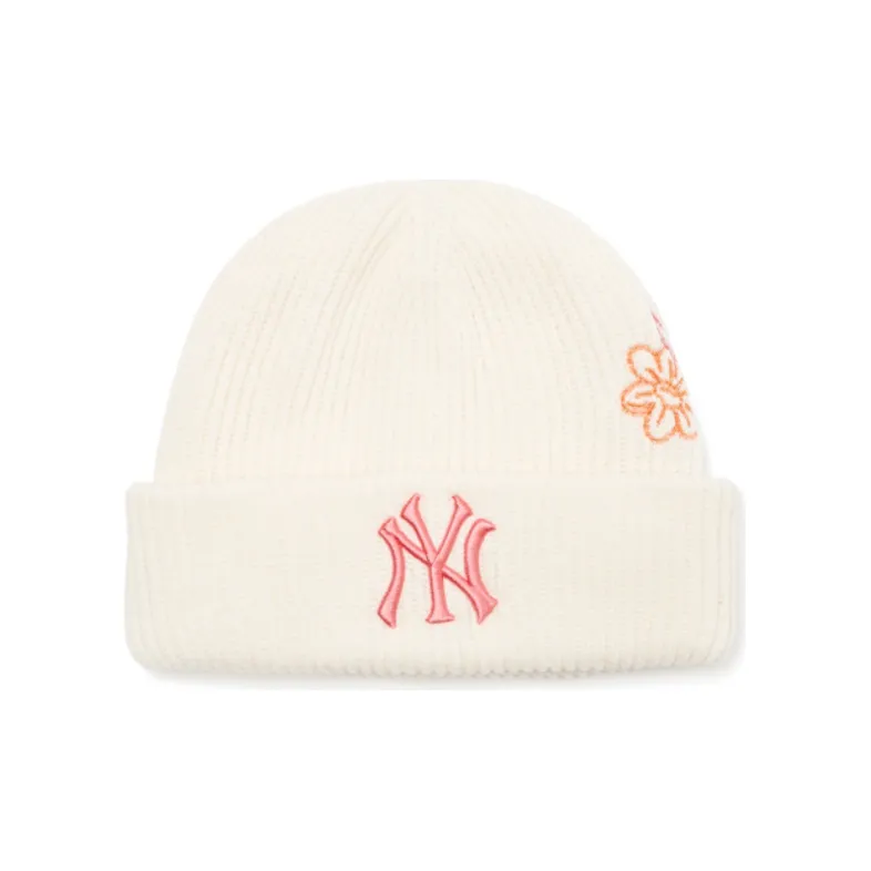 MLB Acrylic Beanies Unisex White/Black-2