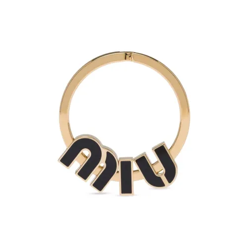 Високі чоботи-ботфорди miu miu for prada Gold/Black