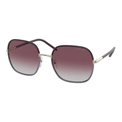 PRADA Sunglasses Women's Purple Gray Gradient