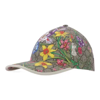 GUCCI Baseball Cap Women's Multicolor