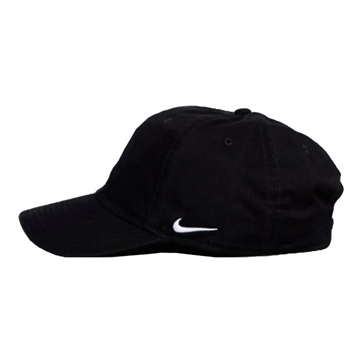 Nike Cotton Baseball Caps Men's Black-1