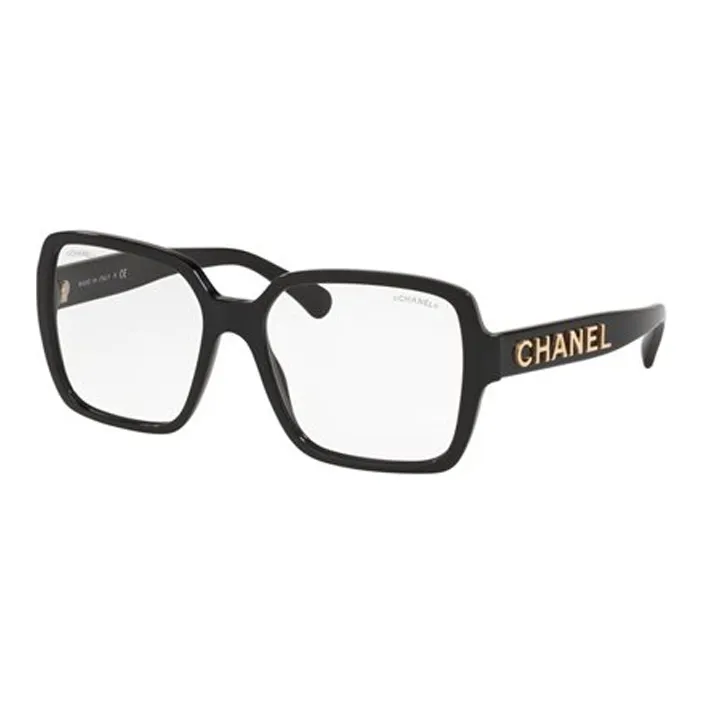 CHANEL Square Sunglasses Women's Black-1