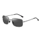 Gunmetal Frame with Black Gray Lens (Foldable)