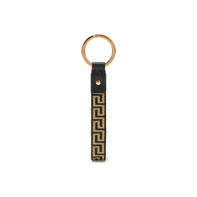 VERSACE Keychains Unisex Black Yellow-1