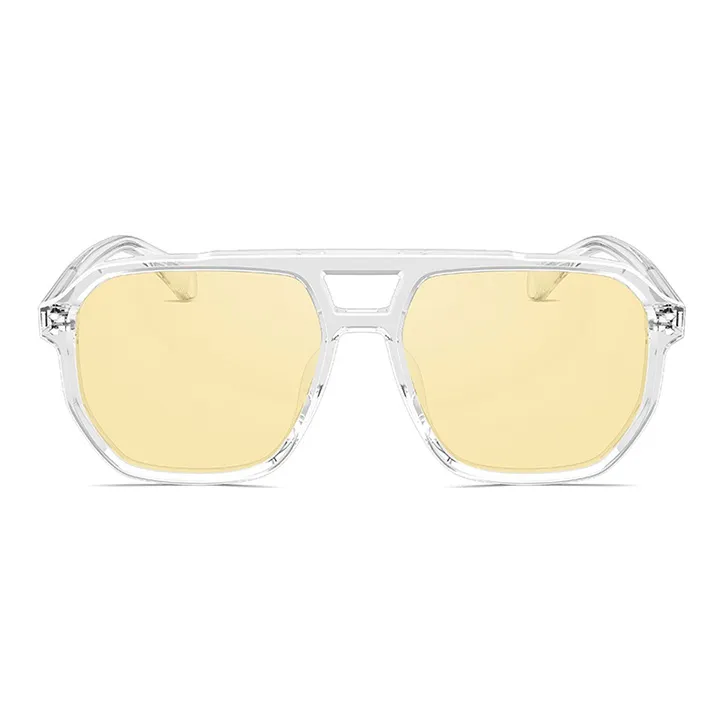 MOLSION Plate Frame Irregular Shape Sunglasses Unisex-12