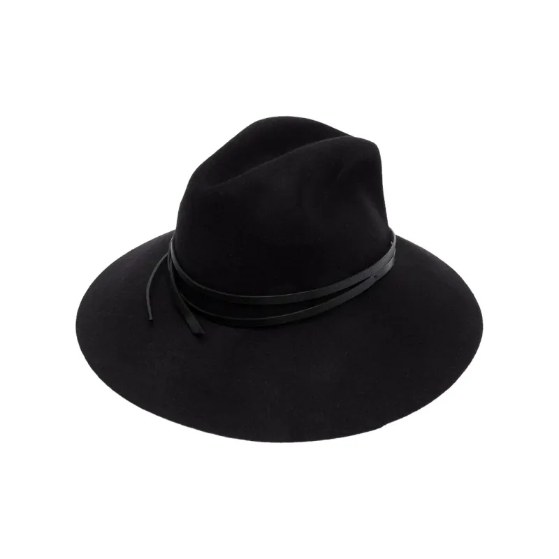 Golden Goose Curved Wide Brim Fedora Hat-0