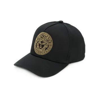 VERSACE Medusa Studded Baseball Cap