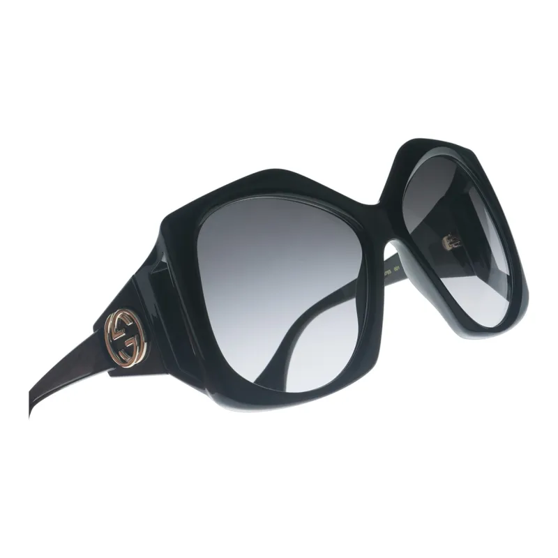 GUCCI Sqaure Frame Injection Sunglasses-1