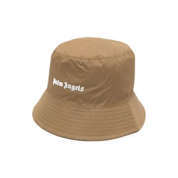PALM ANGELS Bucket Hats Unisex Camel
