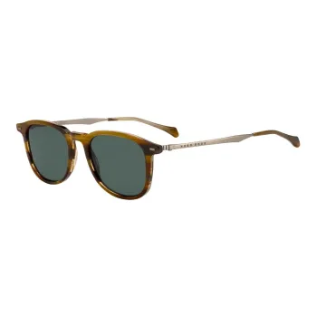 HUGO BOSS Tortoiseshell Round frame Sunglasses