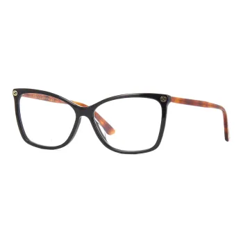GUCCI Eyeglass Frames Unisex Black