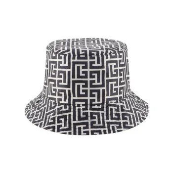 BALMAIN Bucket Hats Unisex Black