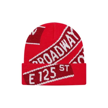 Supreme Street Signs Beanie