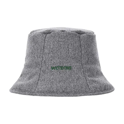 WE11DONE Bucket Hats Unisex Gray