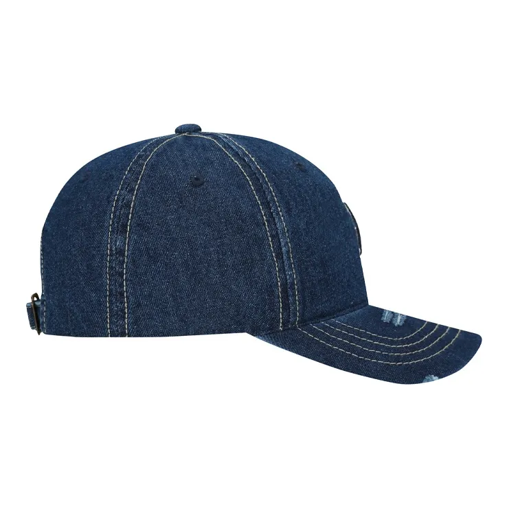 MLB Distressed Denim Baseball Caps Unisex-11