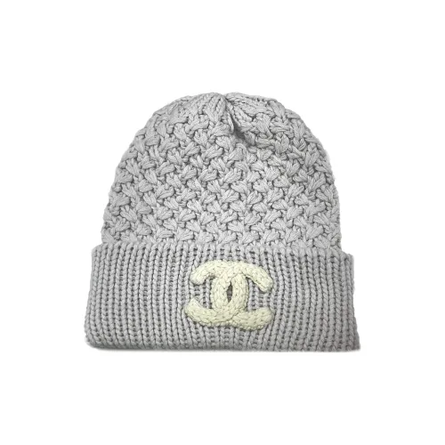 CHANEL Beanies Unisex Light Purple