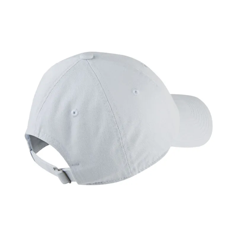 Nike Cotton Baseball Caps Women's White Blue Logo-1