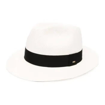 SAINT LAURENT Logo Detailed Fedora Hat