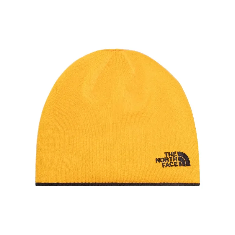 THE NORTH FACE Acrylic Beanies Unisex Black Yellow-2