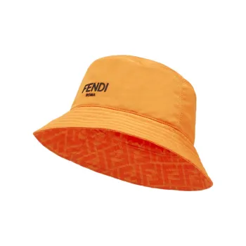 FENDI Logo print Bucket Hat