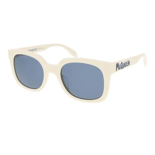 Alexander McQueen Sunglasses Unisex Off White