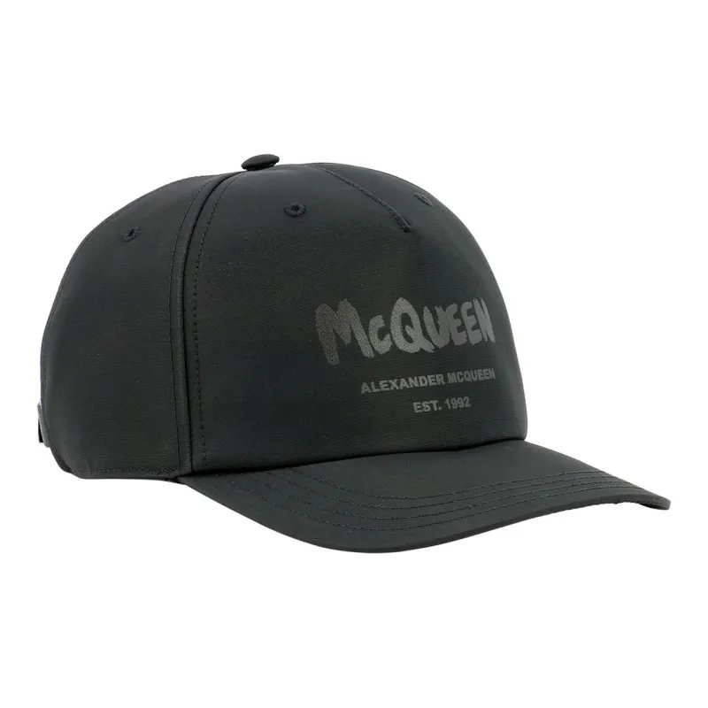 Alexander McQueen Logo Printed Baseball Cap-1