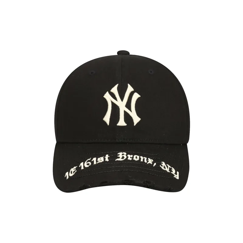 MLB Cotton Baseball Caps CPKP Unisex Black/Beige-1