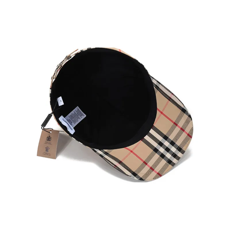 Burberry Logo Embroidered Print Baseball Cap-4