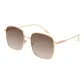 Gold Frame with Gradient Tea Brown Lens