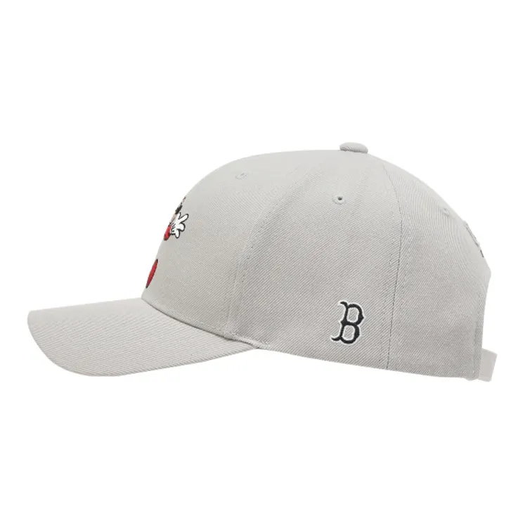 MLB Polyester Baseball Caps Unisex Black/Gray White-8
