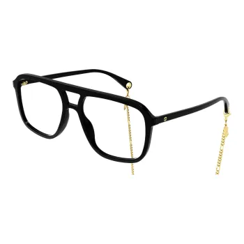 GUCCI Chain Linked Pilot Frame Glasses