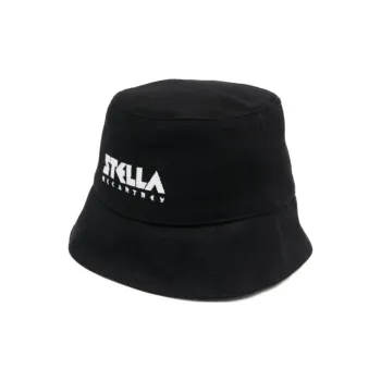 Stella McCartney Embroidered logo Bucket Hat