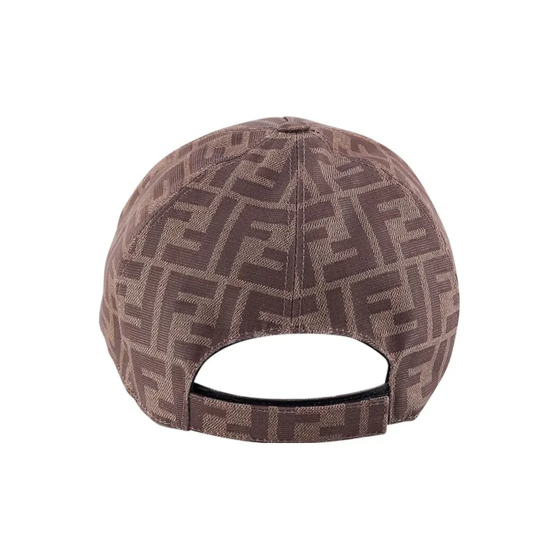 FENDI Baseball Caps Unisex Brown-2